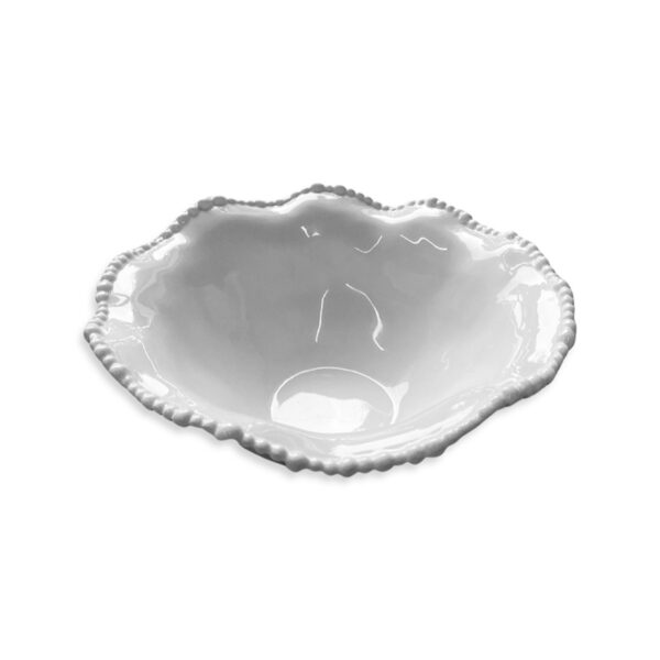 Melamine Pearl Bowl 28cm - White