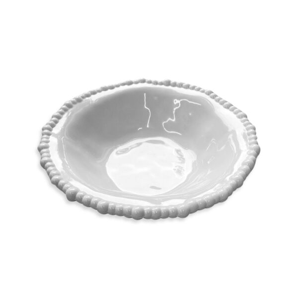 Melamine Pearl Side Bowl - White