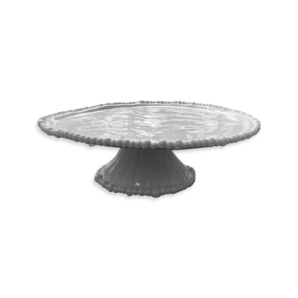 Melamine Pearl Cake Stand - White