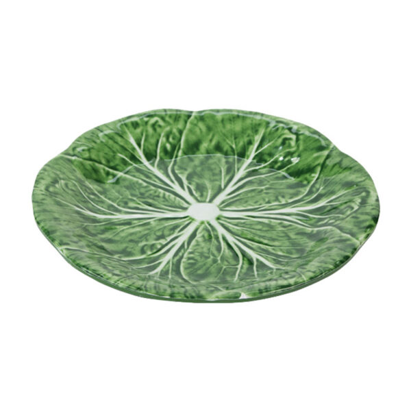 Melamine Cabbage Dinner Plate - Green