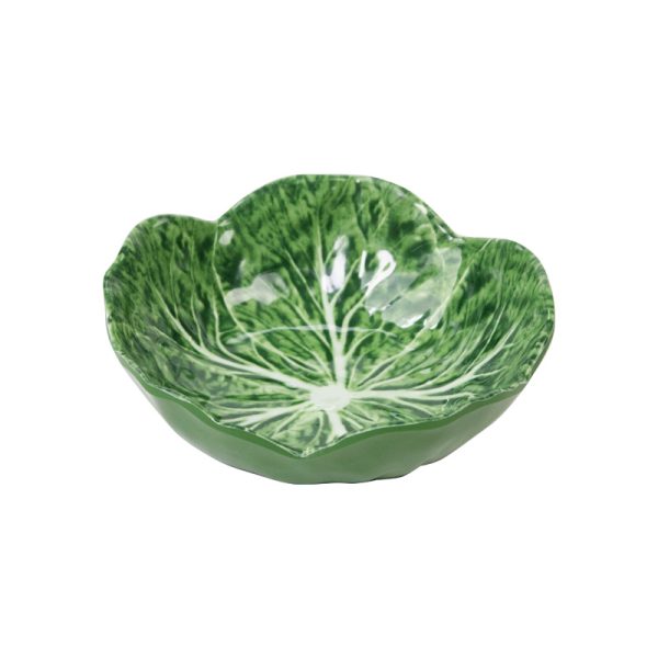 Melamine Cabbage Snack Bowl 12cm - Green