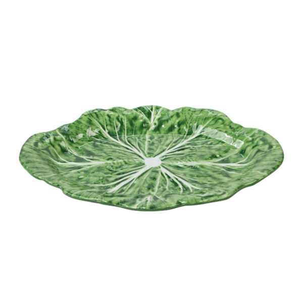 Melamine Cabbage Oval Platter 50cm - Green