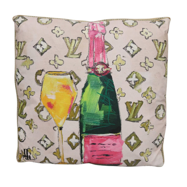 Art Cushion LV - Champagne