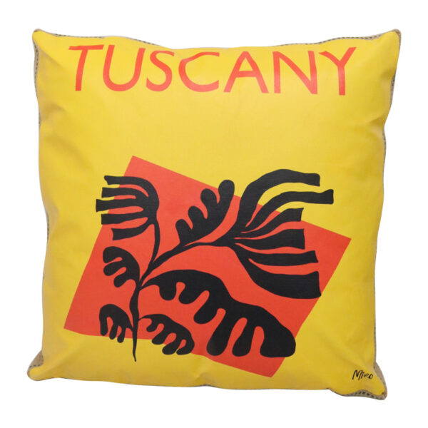 Art Cushion Tuscany - Yellow