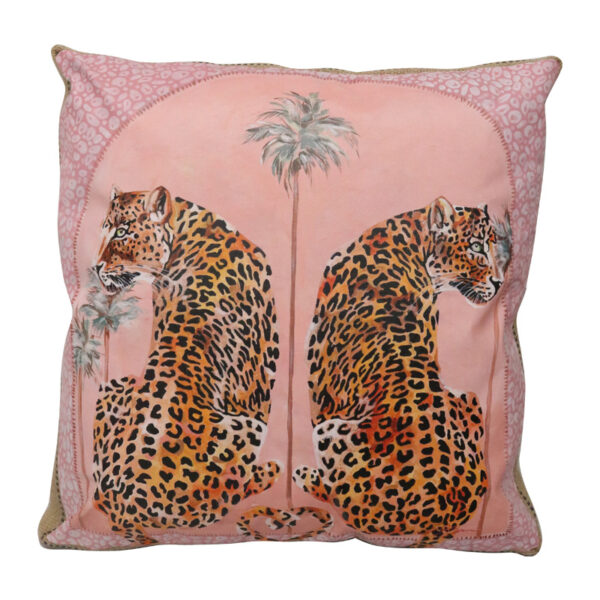 Art Cushion Leopard - Pink