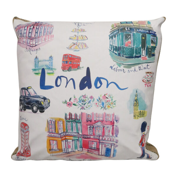 Art Cushion London - Multi