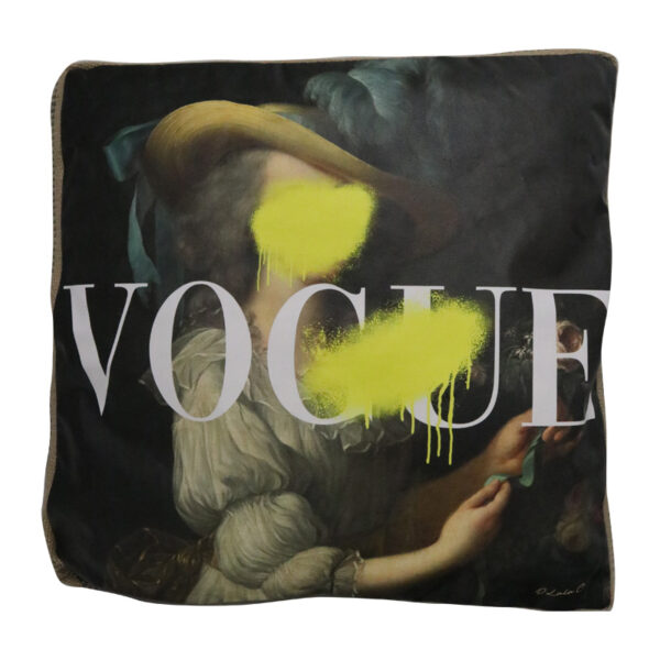 Art Cushion Vogue - Yellow