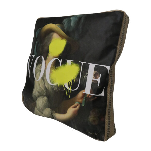Art Cushion Vogue - Yellow - Image 2