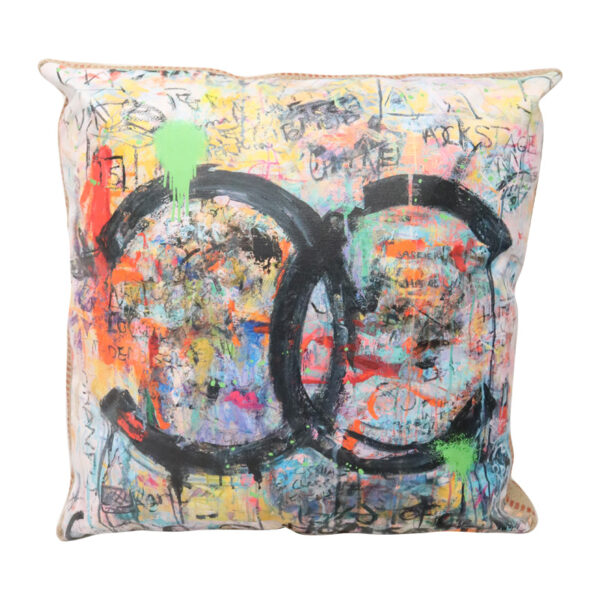 Art Cushion Coco  - Black