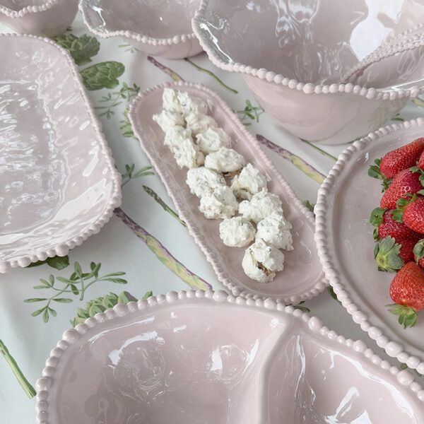 Melamine Pearl Cake Stand - French Pink - Image 4